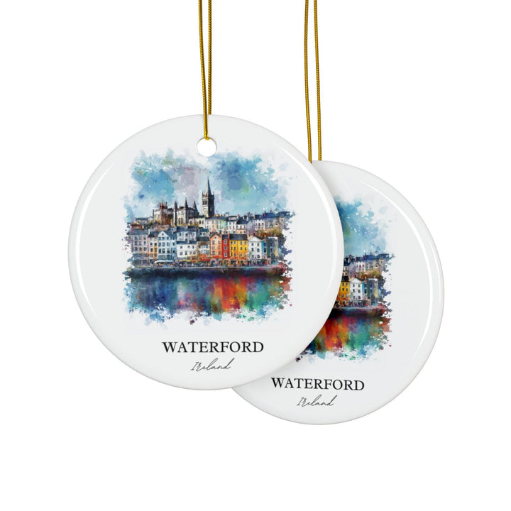 Waterford Ireland Ornament: Unique Waterford Souvenir, Waterford Xmas Decor, and Authentic Ireland Gift