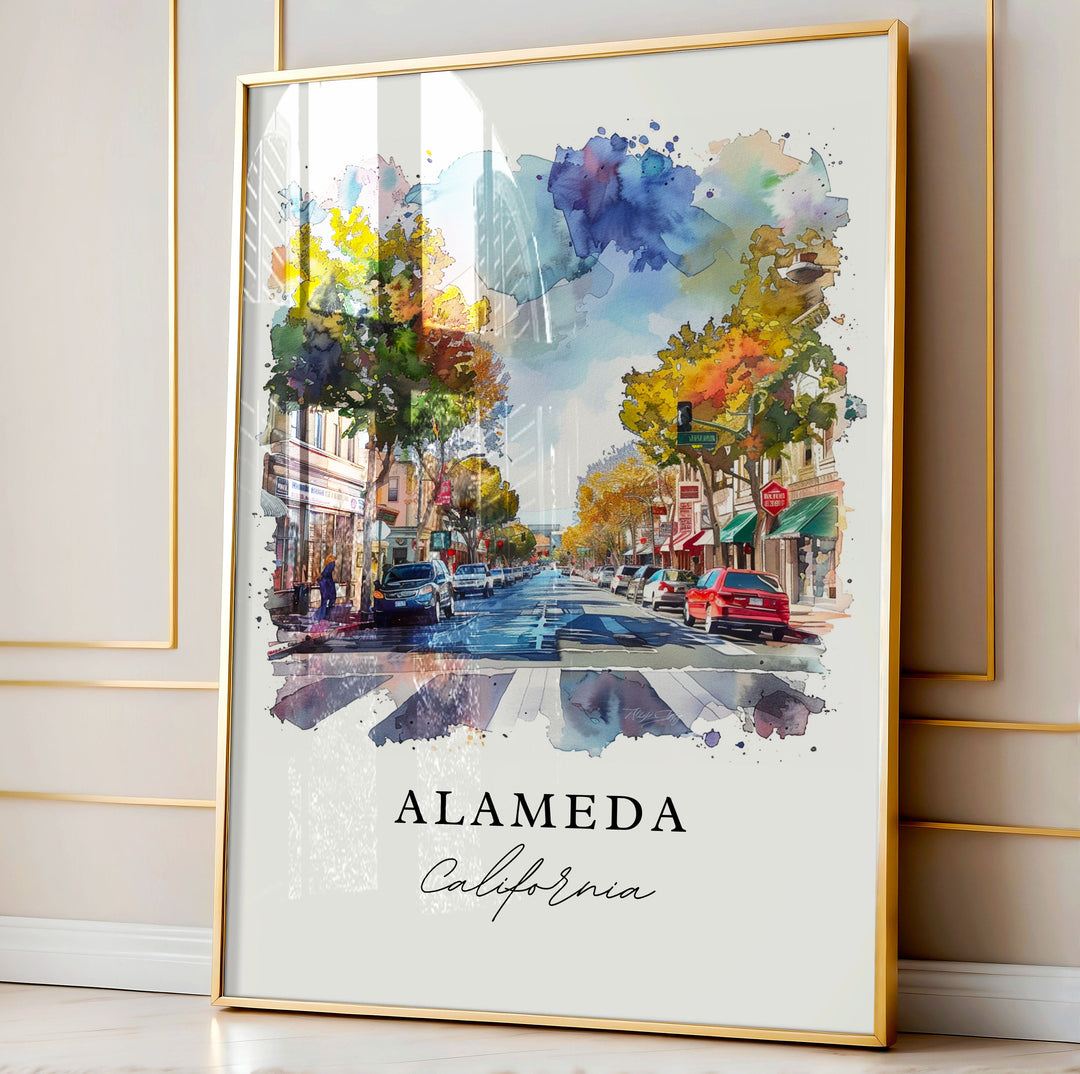 Alameda Wall Art - California Print