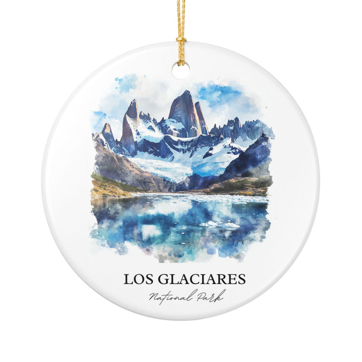 Los Glaciares National Park Ornament: Unique Argentina Souvenir, Argentina Xmas Decor, and Authentic Los Glaciares Gift