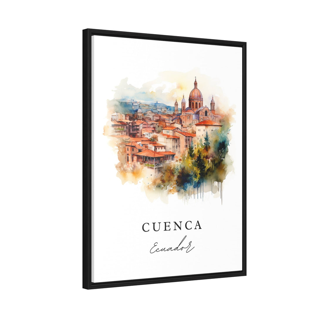 Cuenca Ecuador art - Ecuador, Cuenca poster print, Cuenca Ecuador Wedding gift, Birthday present, Custom Text, Perfect Gift