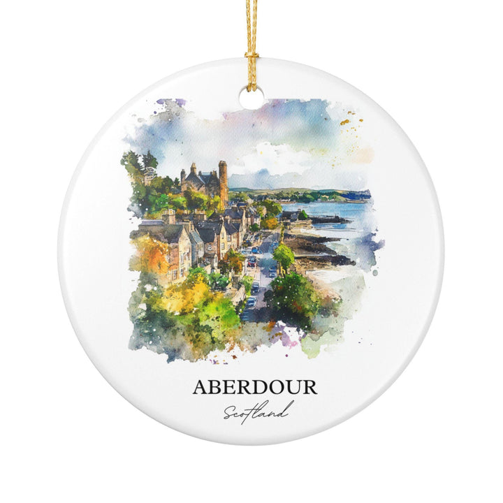Aberdour Scotland Ornament: Unique Aberdour Souvenir, Aberdour Scotland Xmas Decor, and Authentic Scotland Gift