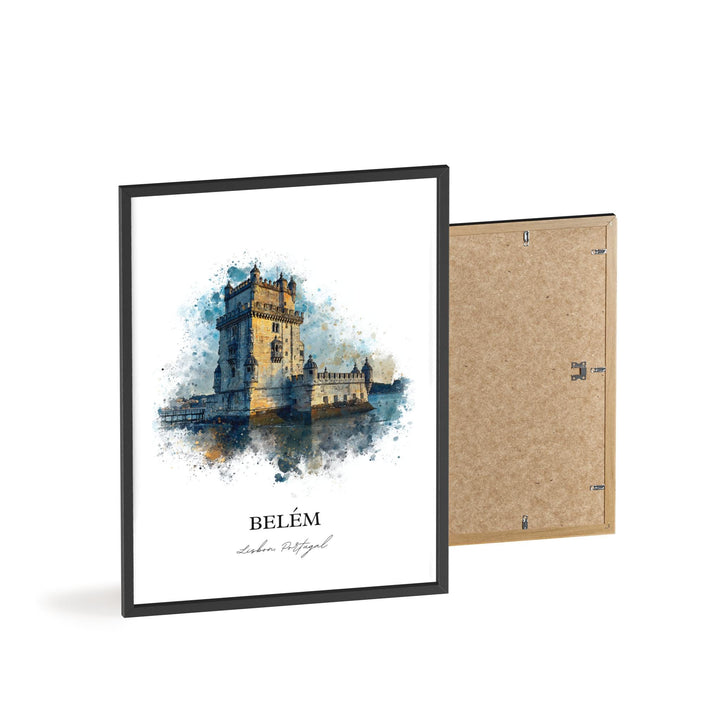Belém, Portugal – Watercolor Art Print