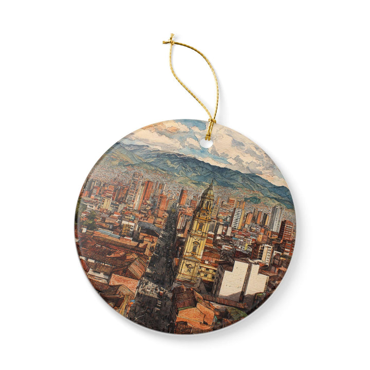 Bogota Colombia Ornament: Unique Bogota Souvenir, Bogota Xmas Decor, and Authentic Bogota Colombia Gift