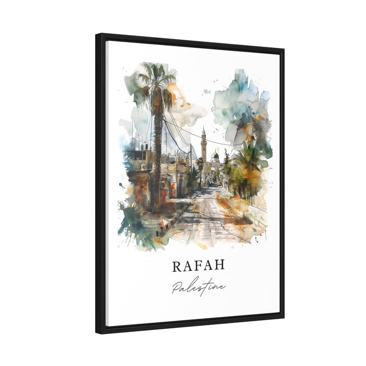 Rafah Wall Art, Palestine Print, Palestine Wall Art, Rafah Gift, Palestine Prints, Travel Poster, Palestine Gift, Housewarming Gift