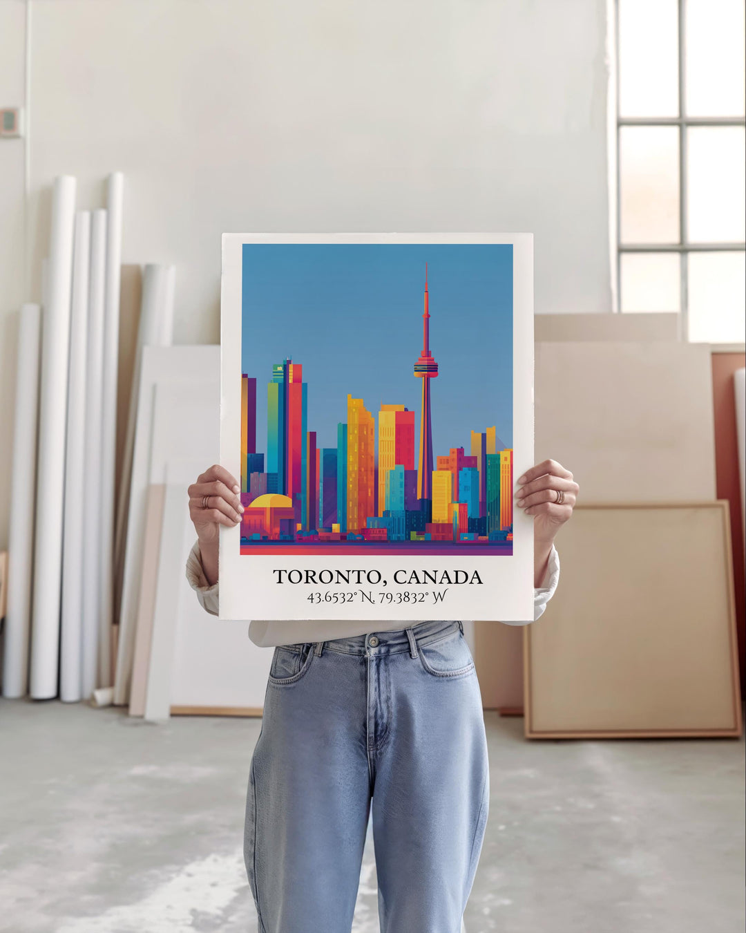 Toronto, Canada – Watercolor Art Print