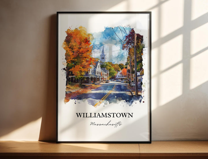 Williamstown Wall Art - Massachusetts Print