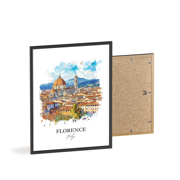 Florence Italy Wall Art, Florence Italia Print, Italy Watercolor Art, Florence Italy Gift, Travel Print, Travel Poster, Housewarming Gift