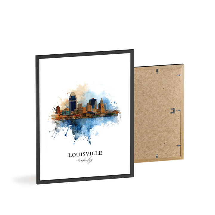 Louisville, Kentucky – Watercolor Art Print