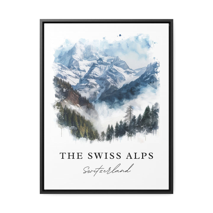 Swiss Alps Art Print, Swiss Alps Print, Switzerland Wall Art, Swiss Alps Gift, Travel Print, Travel Poster, Travel Gift, Housewarming Gift