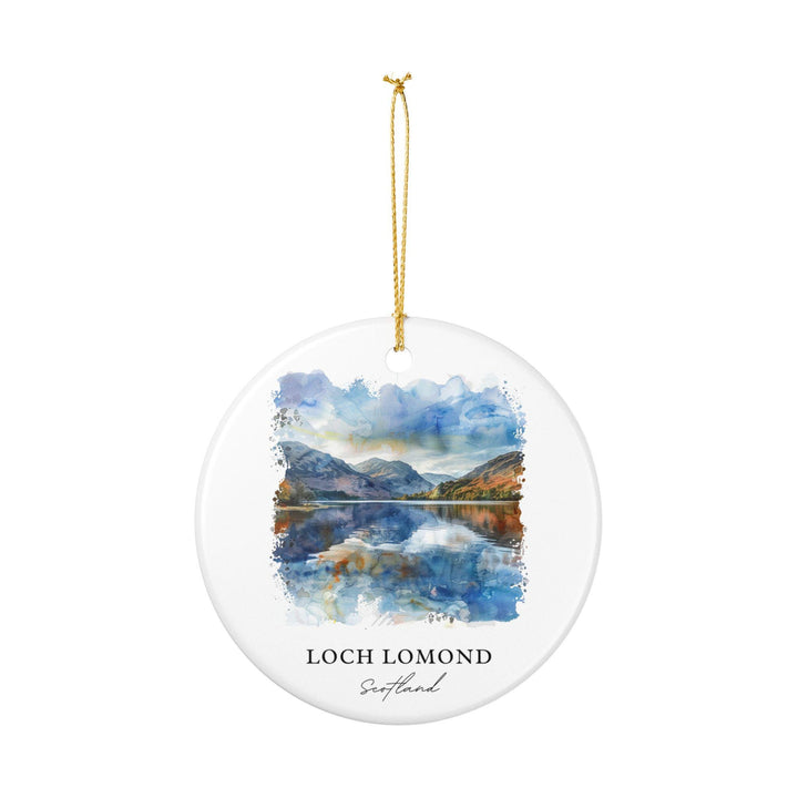 Loch Lomond Ornament: Unique Loch Lomond Souvenir, Scotland Xmas Decor, and Authentic Loch Lomond Gift