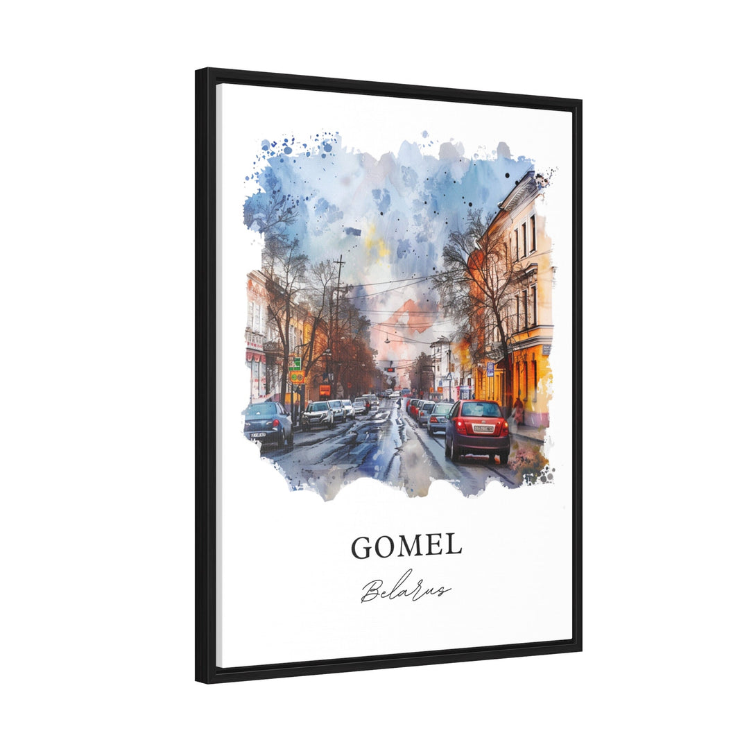 Gomel Belarus Wall Art, Gomel Print, Gomel Watercolor, Gomel Belarus Gift,