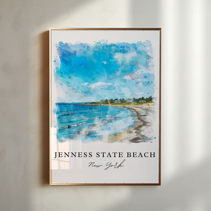 Jenness State Park Beach Art, Jenness Beach, New Hampshire Wall Art, NH Gift, Travel Print, Travel Poster, Travel Gift, Housewarming Gift