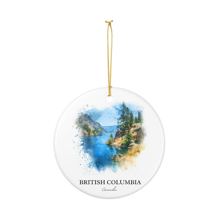 British Columbia Ornament: Unique British Columbia Souvenir, BC Canada Xmas Decor, and Authentic British Columbia Gift