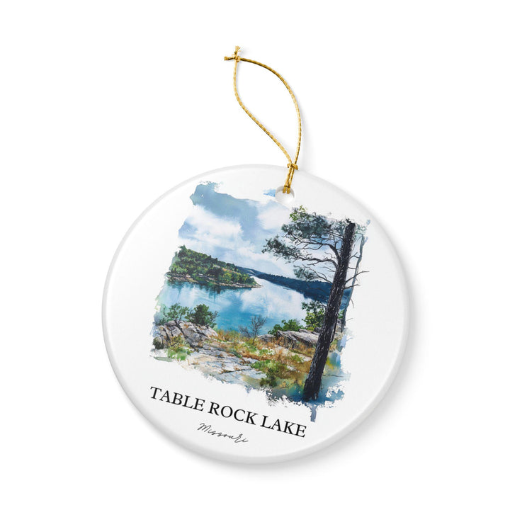 Table Rock Ornament: Unique Table Rock Missouri Souvenir, Missouri Xmas Decor, and Authentic Missouri Gift