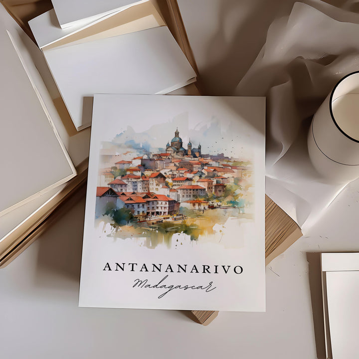 Antananarivo Wall Art - Madagascar Print