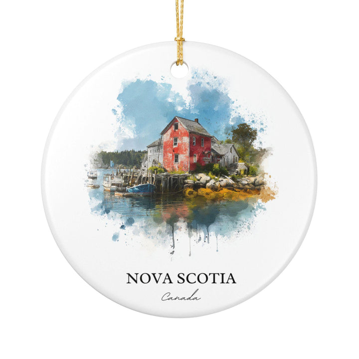 Nova Scotia Ornament: Unique Nova Scotia Souvenir, Nova Scotia Xmas Decor, and Authentic Nova Scotia Gift