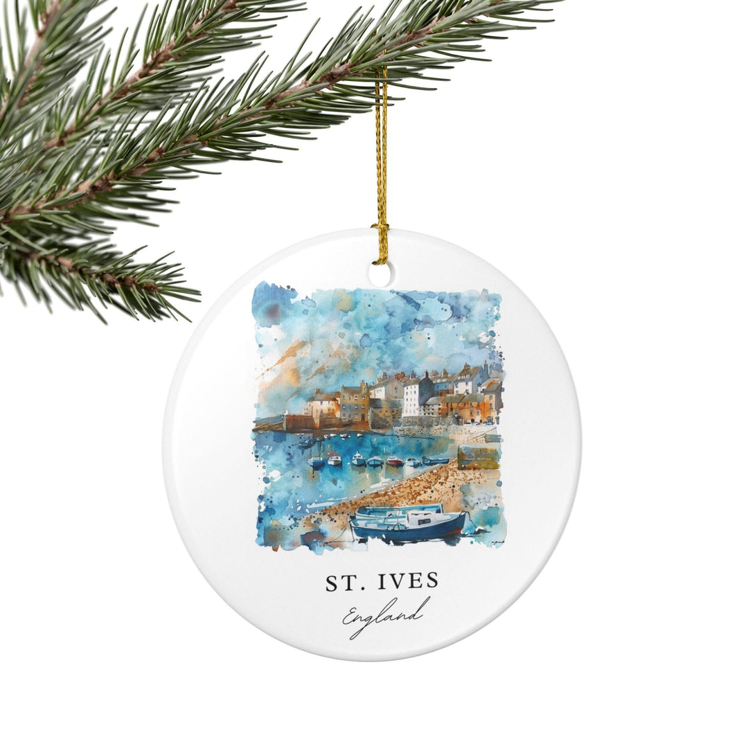 St. Ives Ornament: Unique St. Ives Souvenir, St. Ives Xmas Decor, and Authentic St. Ives England Gift