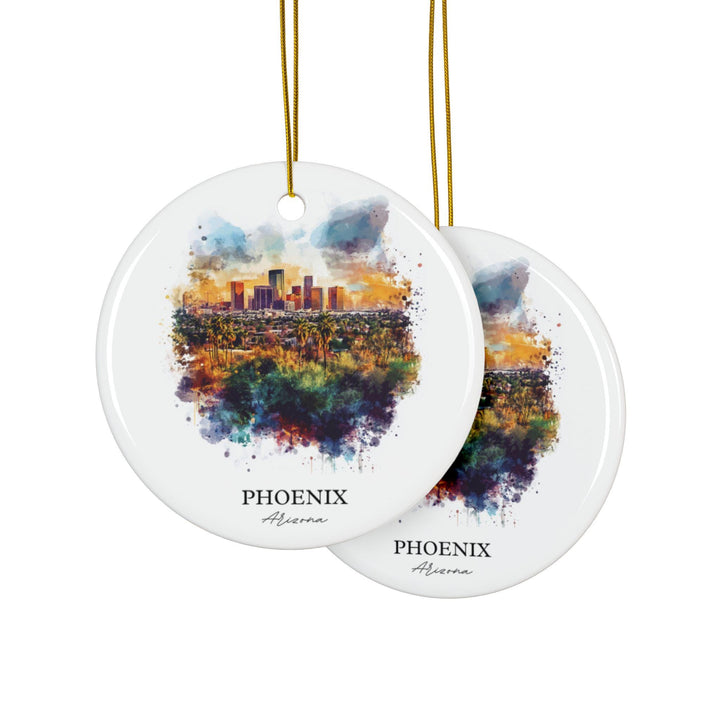 Phoenix AZ Ornament: Unique Phoenix Souvenir, Phoenix Xmas Decor, and Authentic Phoenix Arizona Gift