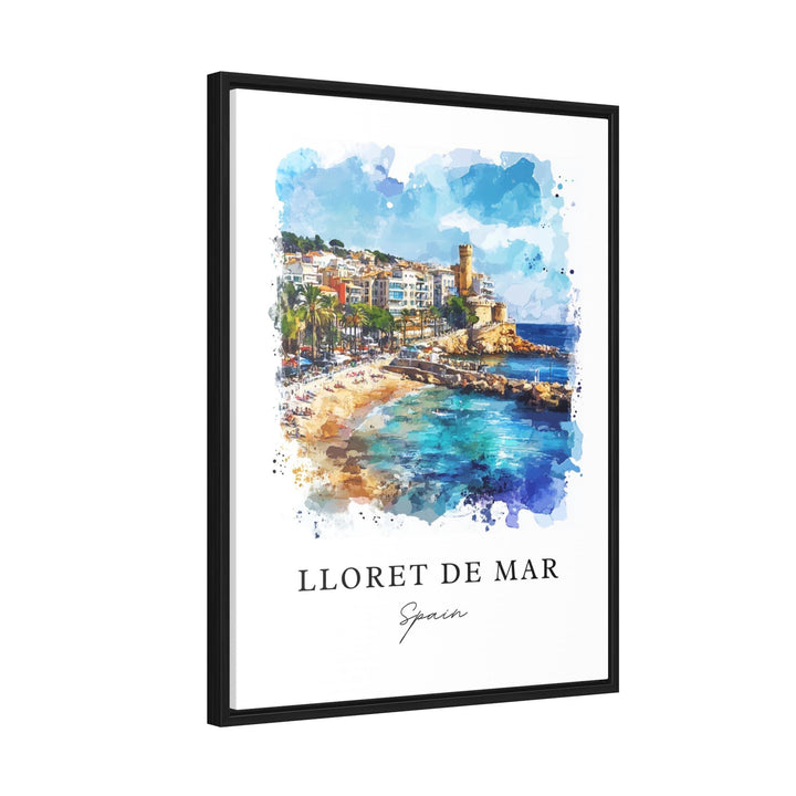 Lloret de Mar, Spain – Watercolor Art Print