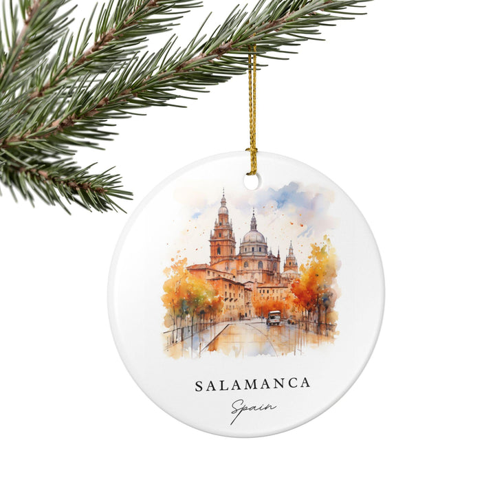 Salamanca Spain Ornament: Unique Salamanca Souvenir, Spain Xmas Decor, and Authentic Salamanca Spain Gift