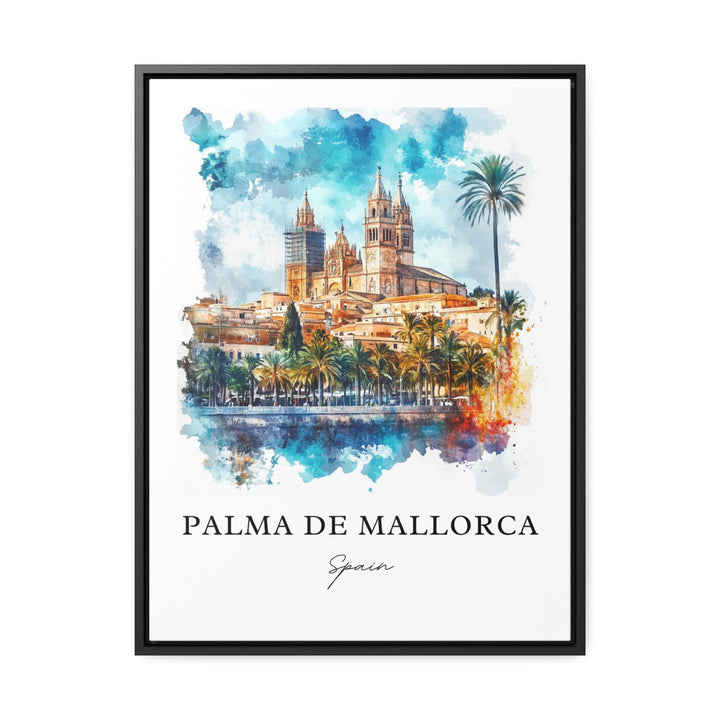 Palma de Mallorca, Spain – Watercolor Art Print