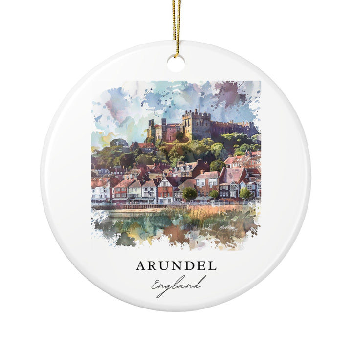 Arundel England Ornament: Unique Arundel Souvenir, Arundel Xmas Decor, and Authentic Arundel UK Gift
