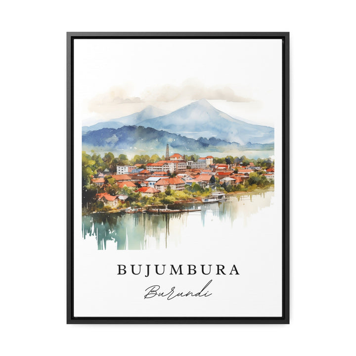 Bujumbura Wall Art - Burundi Print