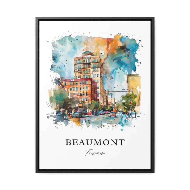 Beaumont Wall Art - Texas Print