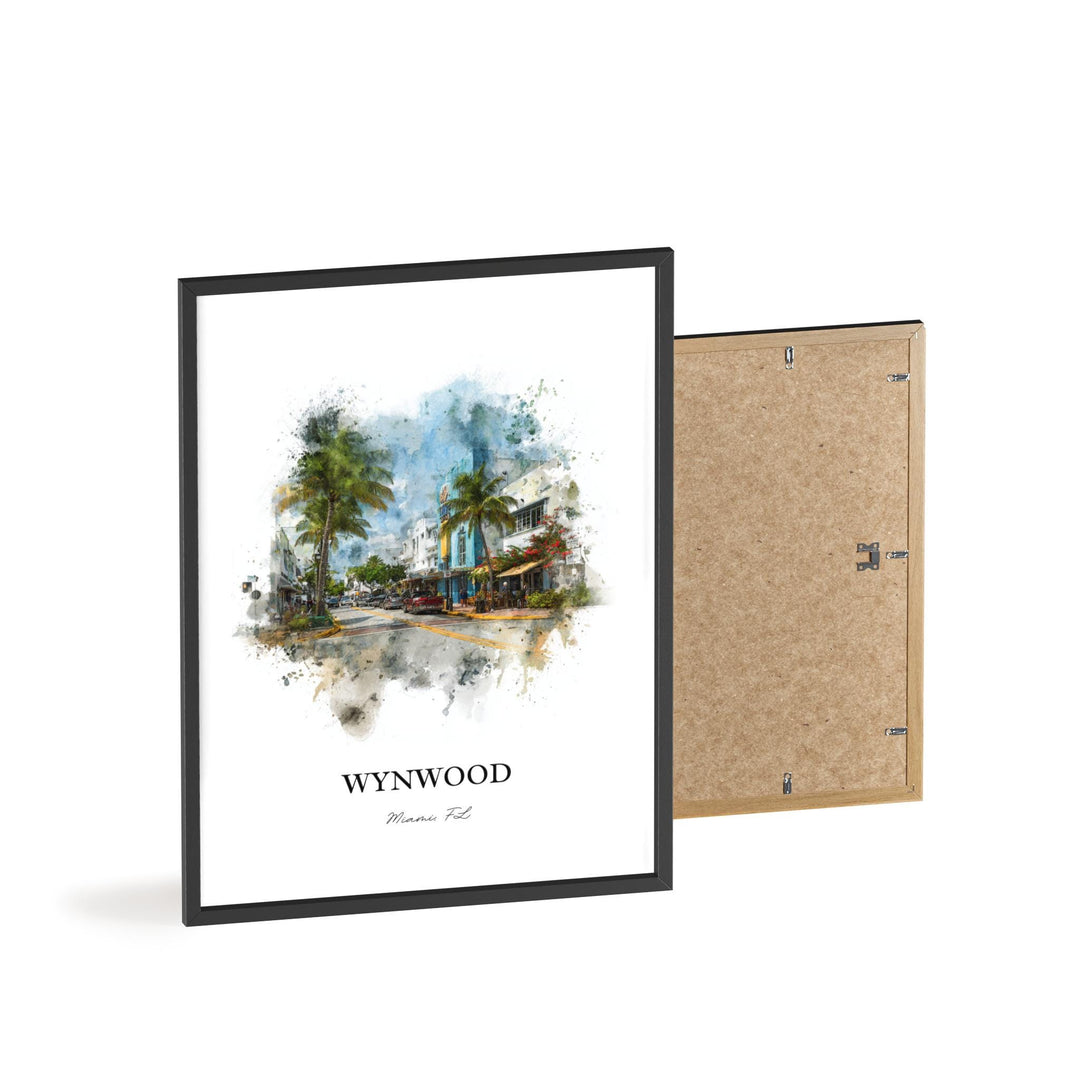 Wynwood, Florida – Watercolor Art Print