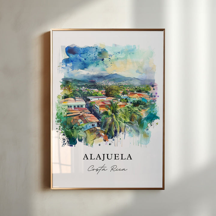 Alajuela Wall Art, Costa Rica Print