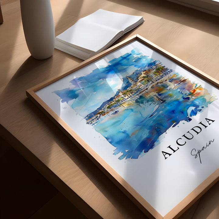 Alcudia Wall Art - Spain Print