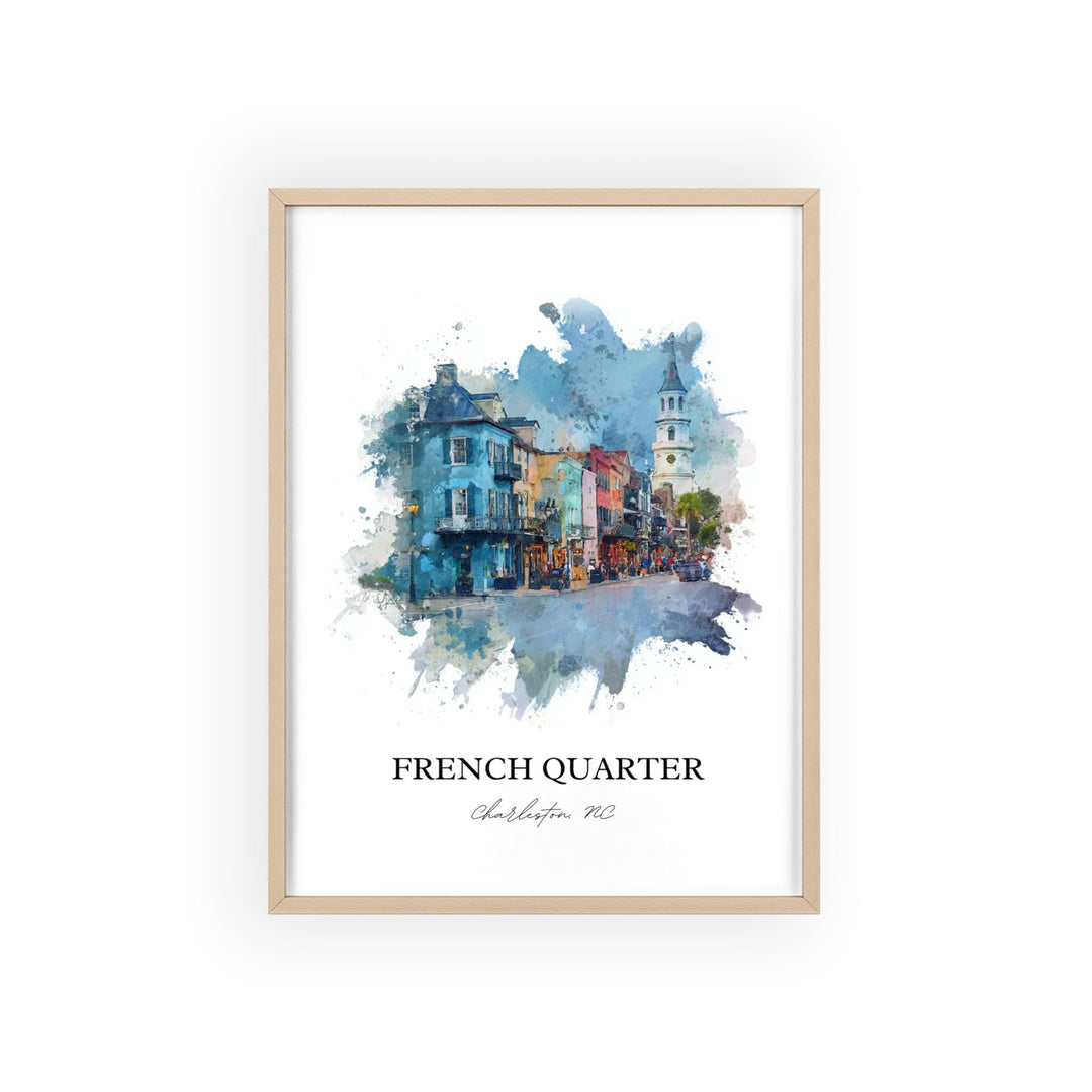 Charleston, South Carolina, USA – Watercolor Art Print