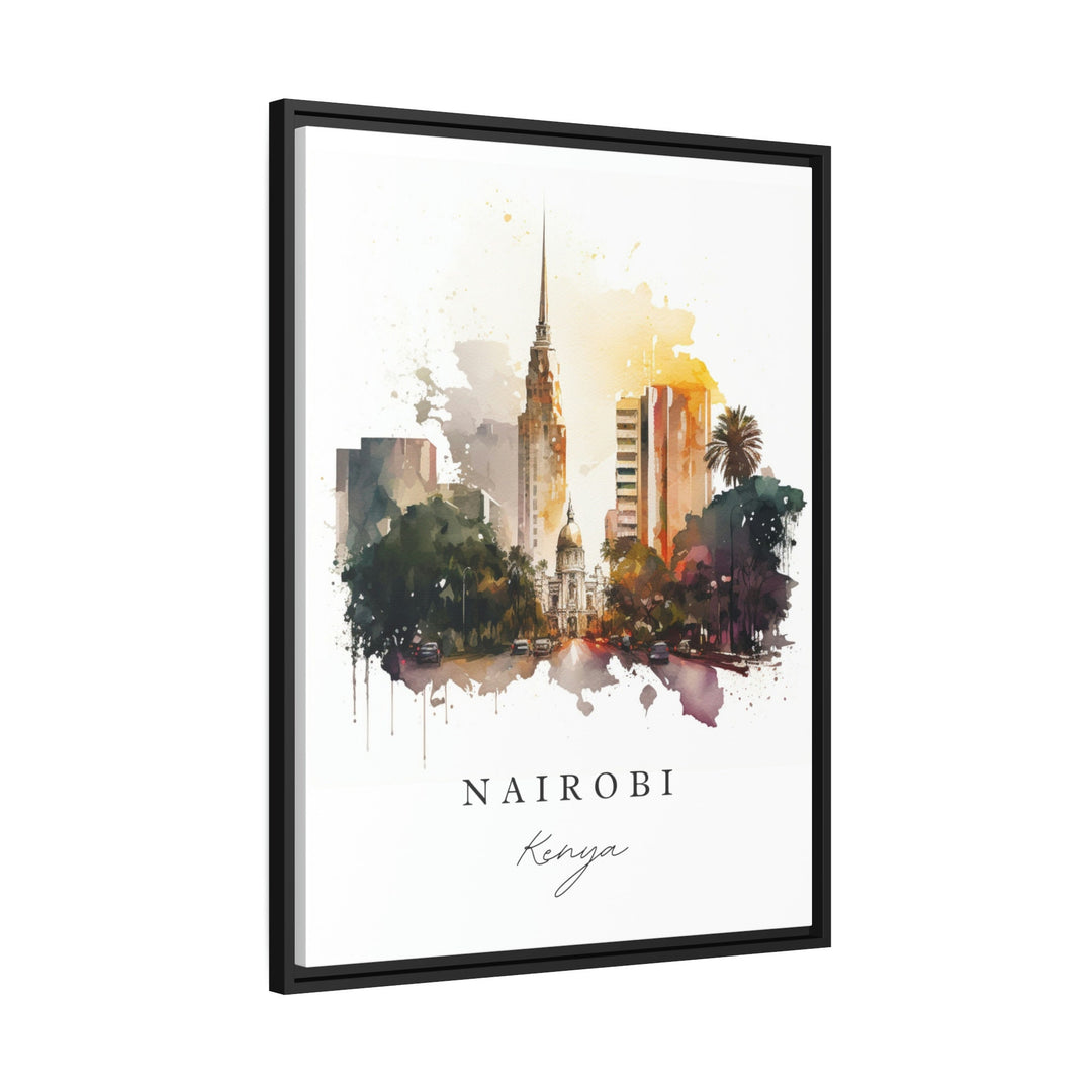 Nairobi Kenya wall art - Kenya, Nairobi poster, Nairobi Wedding gift, Nairobi Birthday present, Custom Text, Personalised Gift