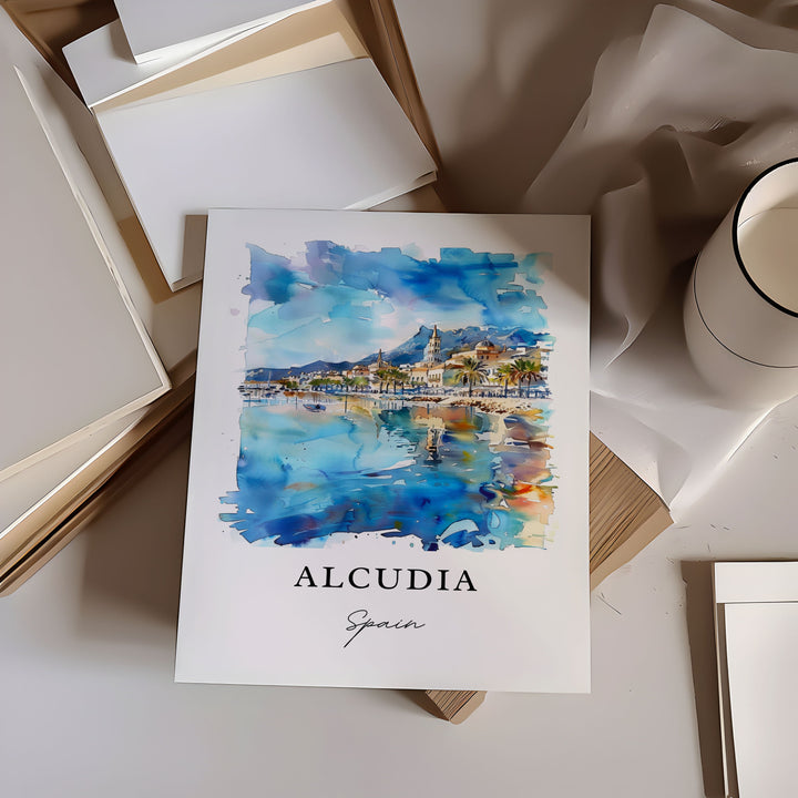 Alcudia Wall Art - Spain Print