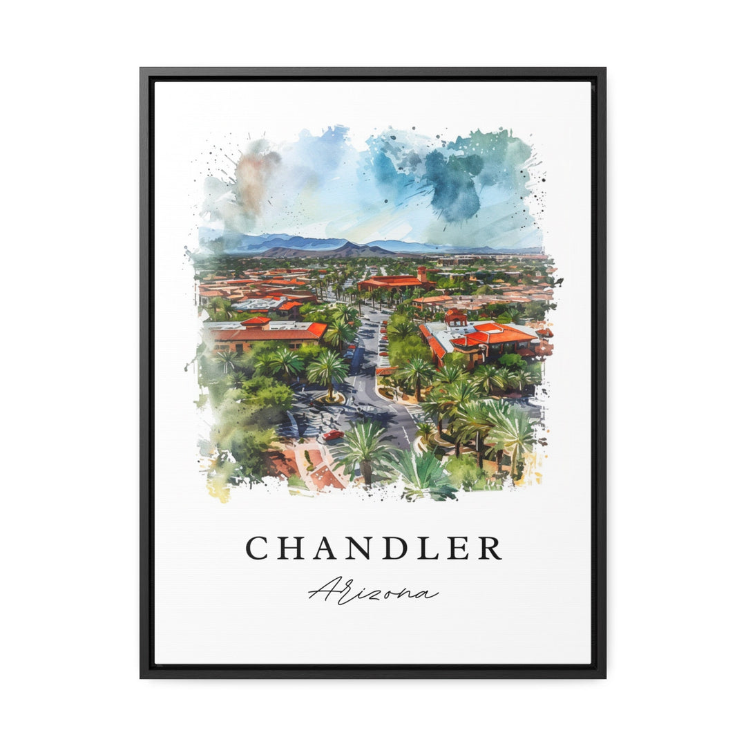 Chandler Arizona wall art - Arizona, Chandler print, Chandler AZ Wedding gift, Birthday present, Custom Text, Perfect Gift