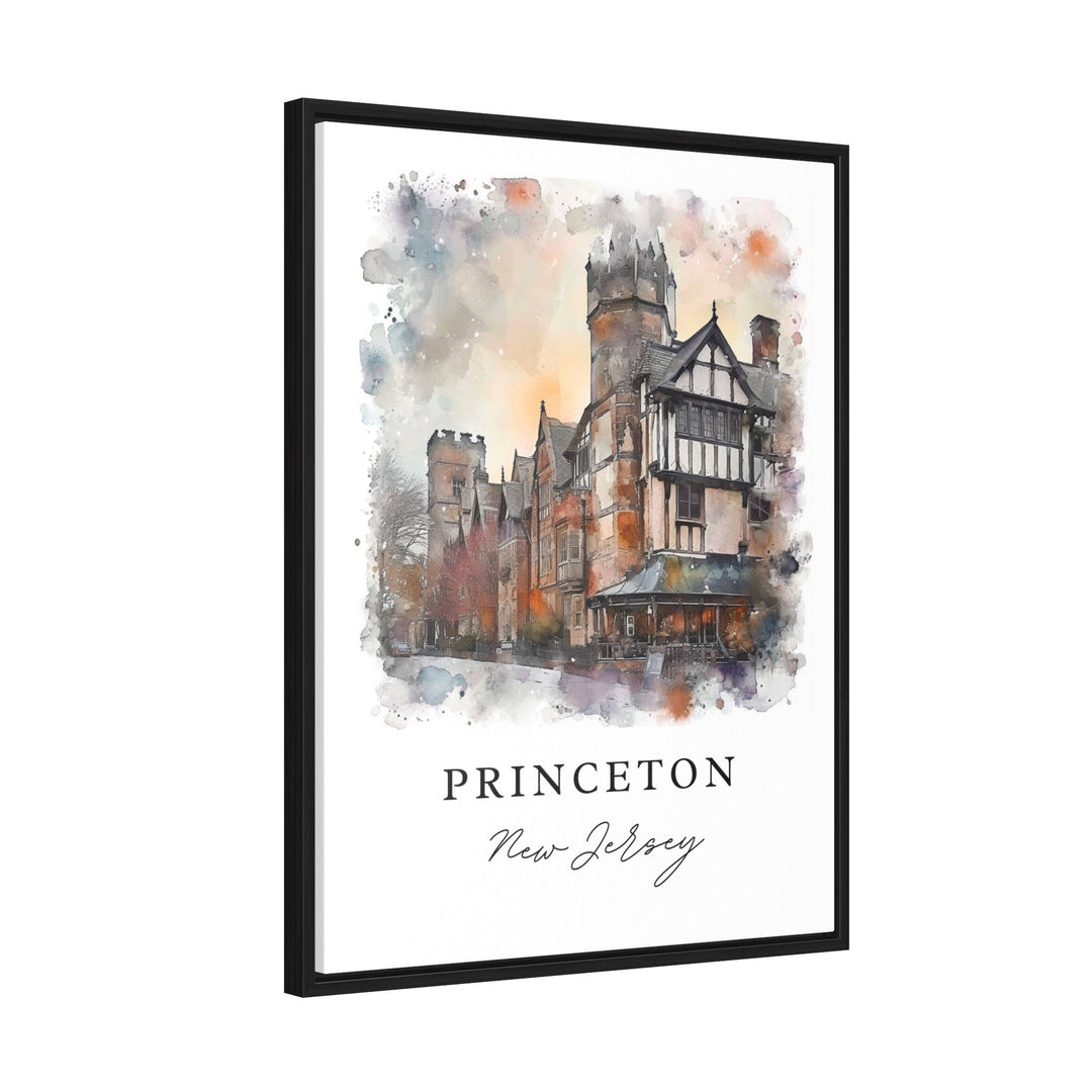 Princeton NJ wall art - New Jersey, Princeton print, Princeton Wedding gift, Birthday present, Custom Text, Perfect Gift