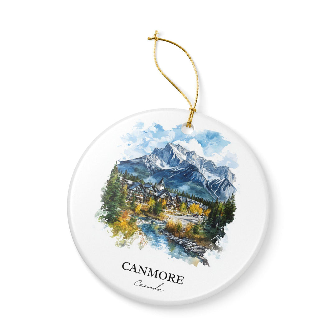 Canmore, Canada Ornament: Unique Canmore Souvenir, Canmore Xmas Decor, and Authentic Canmore Canada Gift