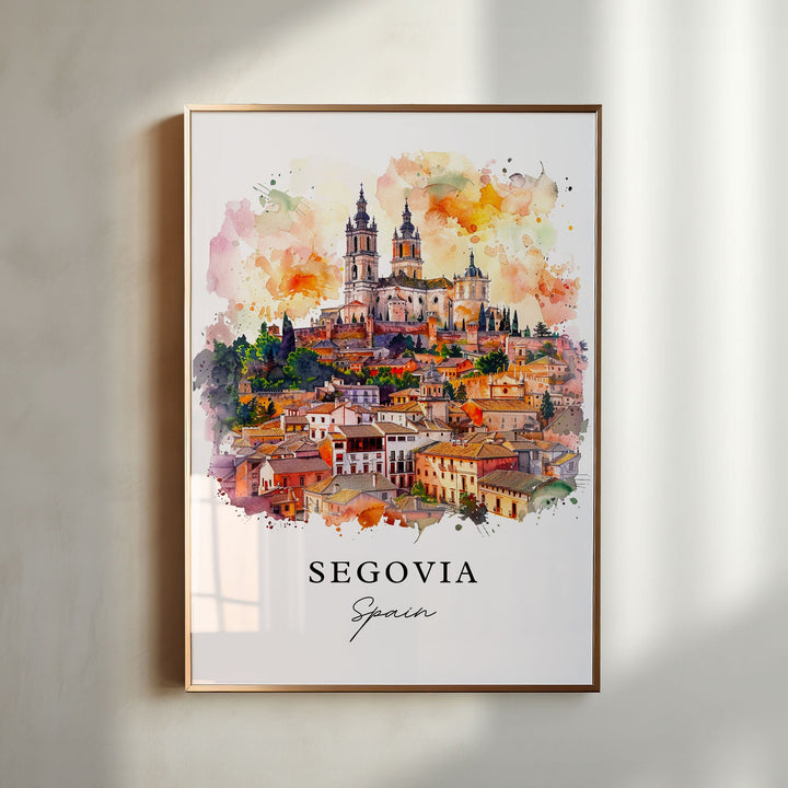 Segovia Spain Wall Art, Segovia Print, Segovia Wall Art, Espana Gift, Segovia Travel Print, Travel Poster, Travel Gift, Housewarming Gift