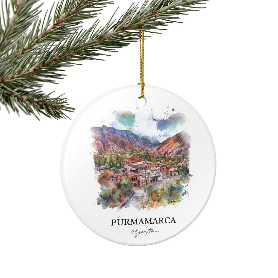 Purmamarca, Argentina Ornament: Unique Purmamarca Souvenir, Purmamarca Xmas Decor, and Authentic Argentina Gift