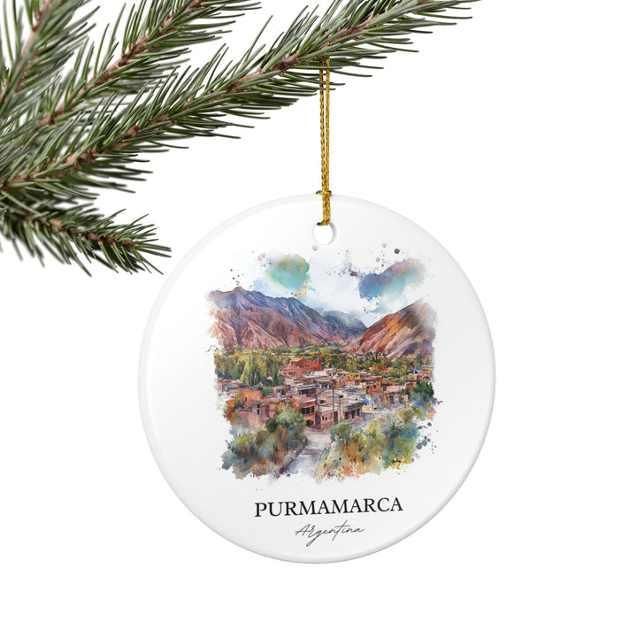 Purmamarca, Argentina Ornament: Unique Purmamarca Souvenir, Purmamarca Xmas Decor, and Authentic Argentina Gift