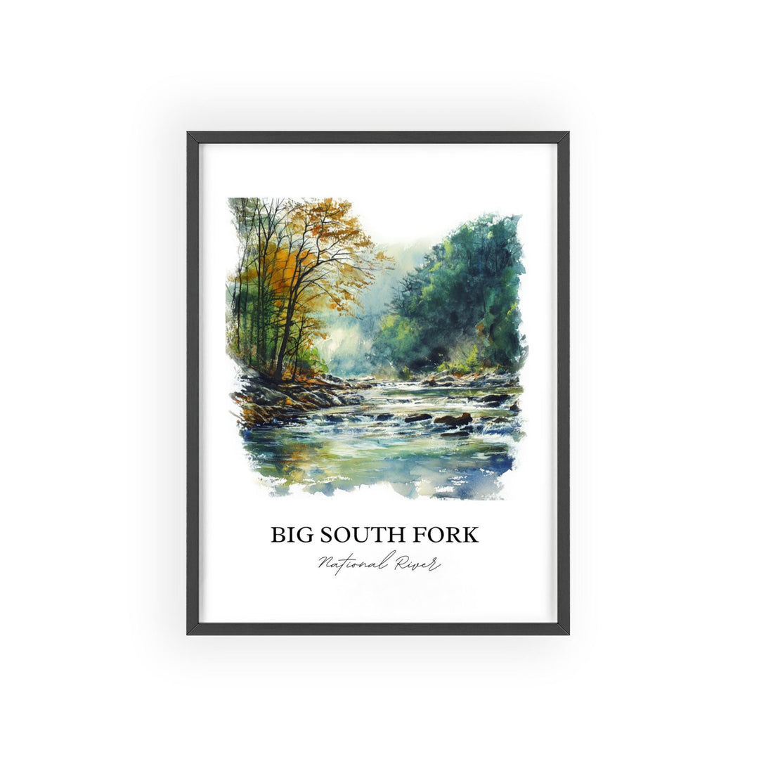 Big South Fork, USA – Watercolor Art Print
