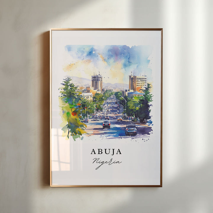 Abuja Wall Art - Nigeria Print