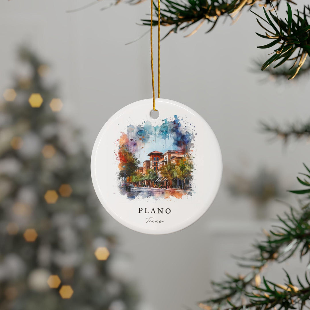 Plano TX Ornament: Unique Plano Texas Souvenir, Plano TX Decor, and Authentic Plano Texas Christmas Gift