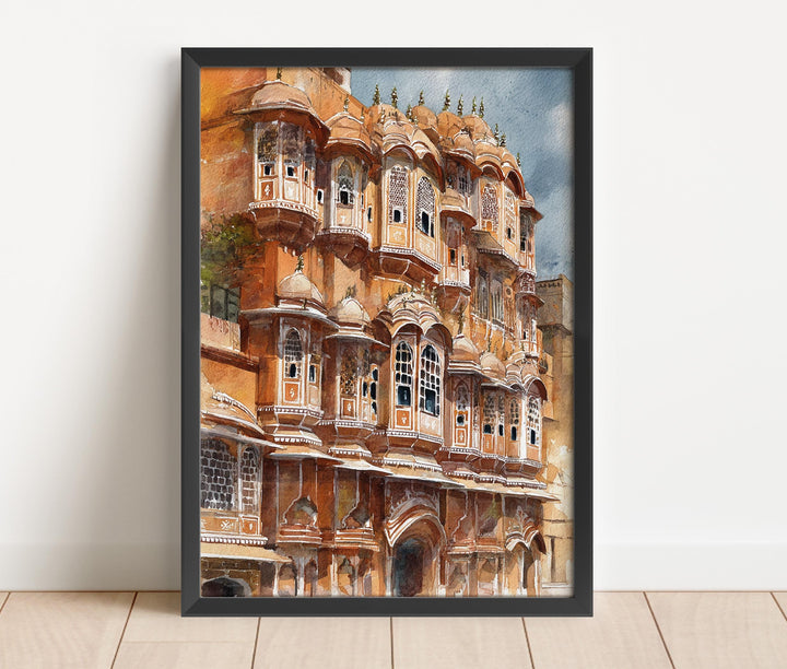 Jaipur, India – Watercolor Art Print