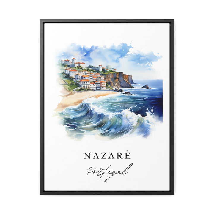 Nazare, Portugal – Watercolor Art Print