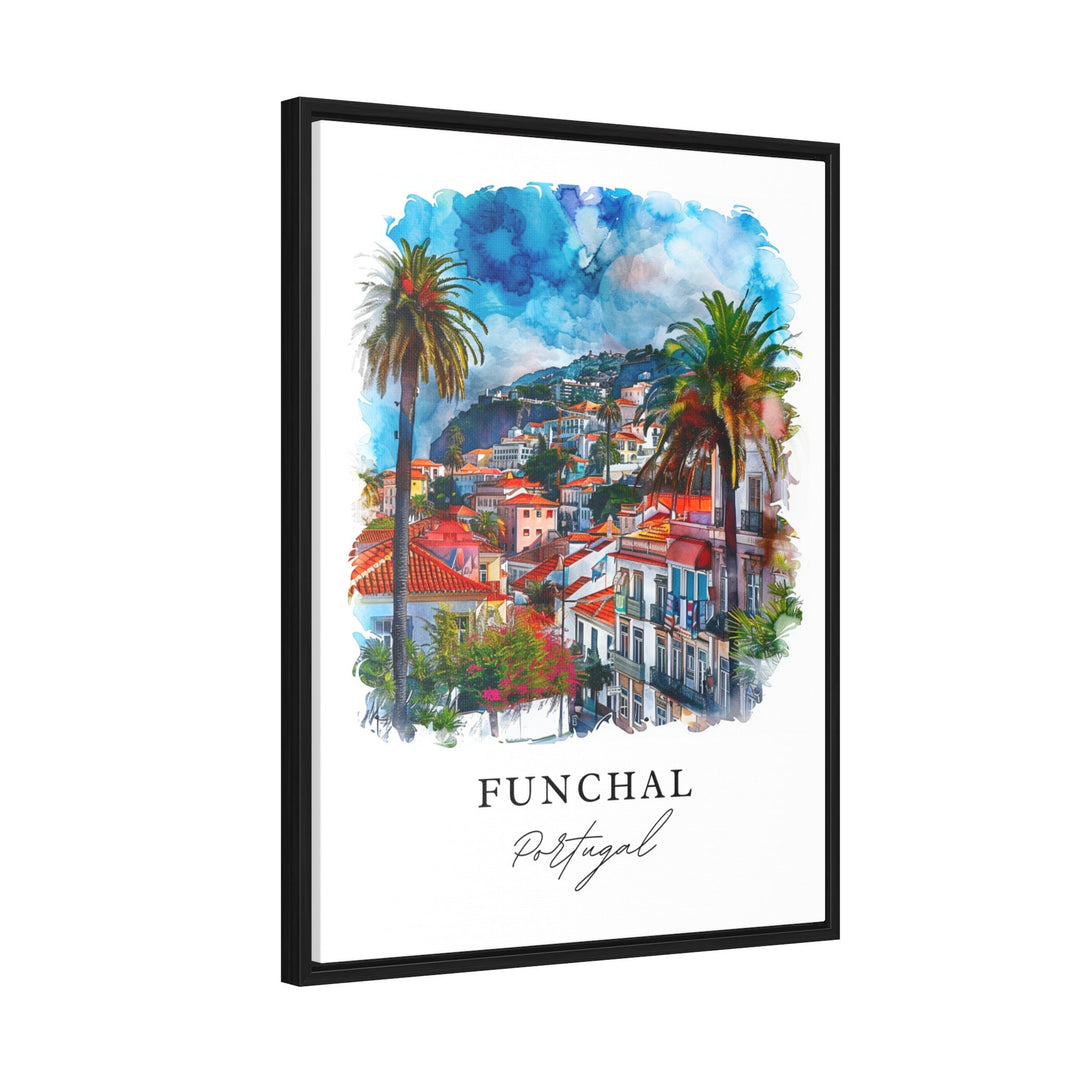 Funchal Wall Art, Portugal Print, Funchal Wall Art, Funchal Portugal Gift, Travel Print, Travel Poster, Travel Gift, Housewarming Gift