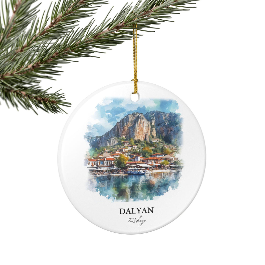 Dalyan Turkey Ornament: Unique Dalyan Souvenir, Dalyan Turkey Xmas Decor, and Authentic Turkey Gift