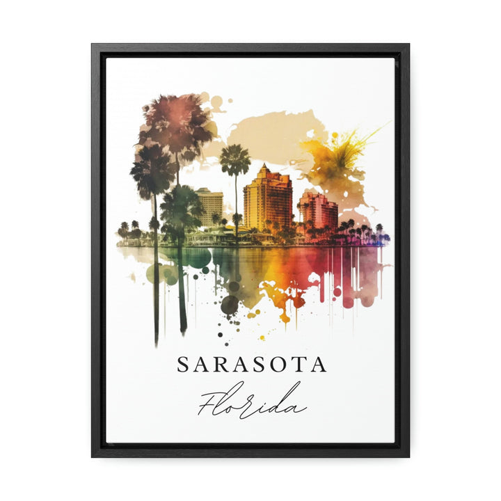 Sarasota Florida wall art - Florida, Sarasota poster, Sarasota Wedding gift, Sarasota FL Birthday present, Custom Text, Personalised Gift