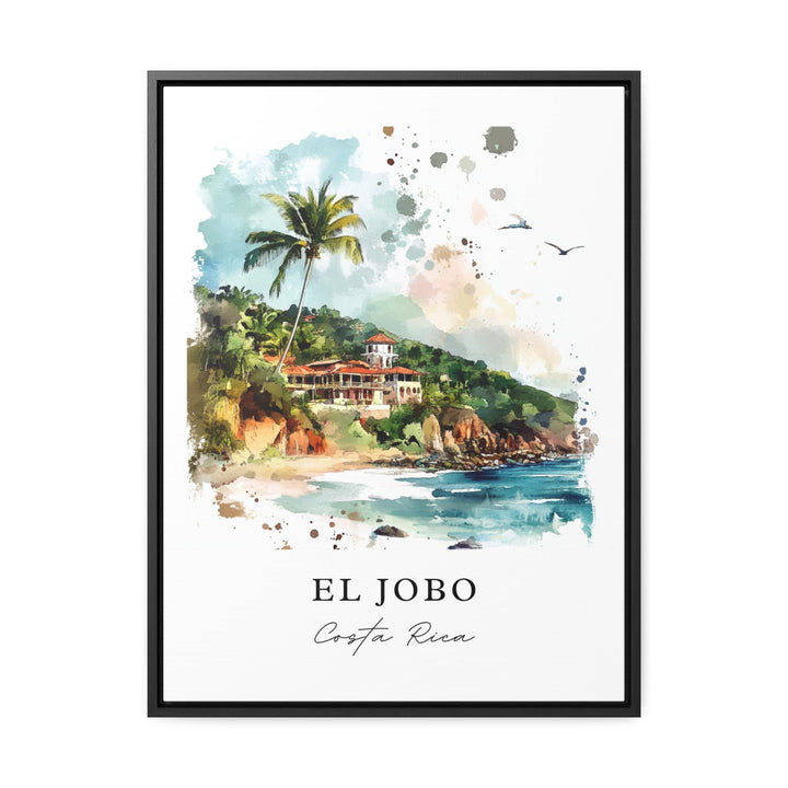 El Jobo Wall Art, El Jobo Costa Rica Print, El Jobo Watercolor Art, Nicaragua Gift,