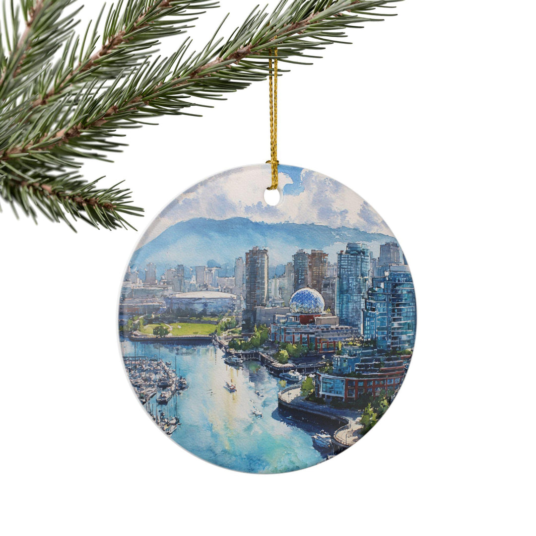 Vancouver Ornament: Unique Vancouver Souvenir, Vancouver Xmas Decor, and Authentic Vancouver BC Gift